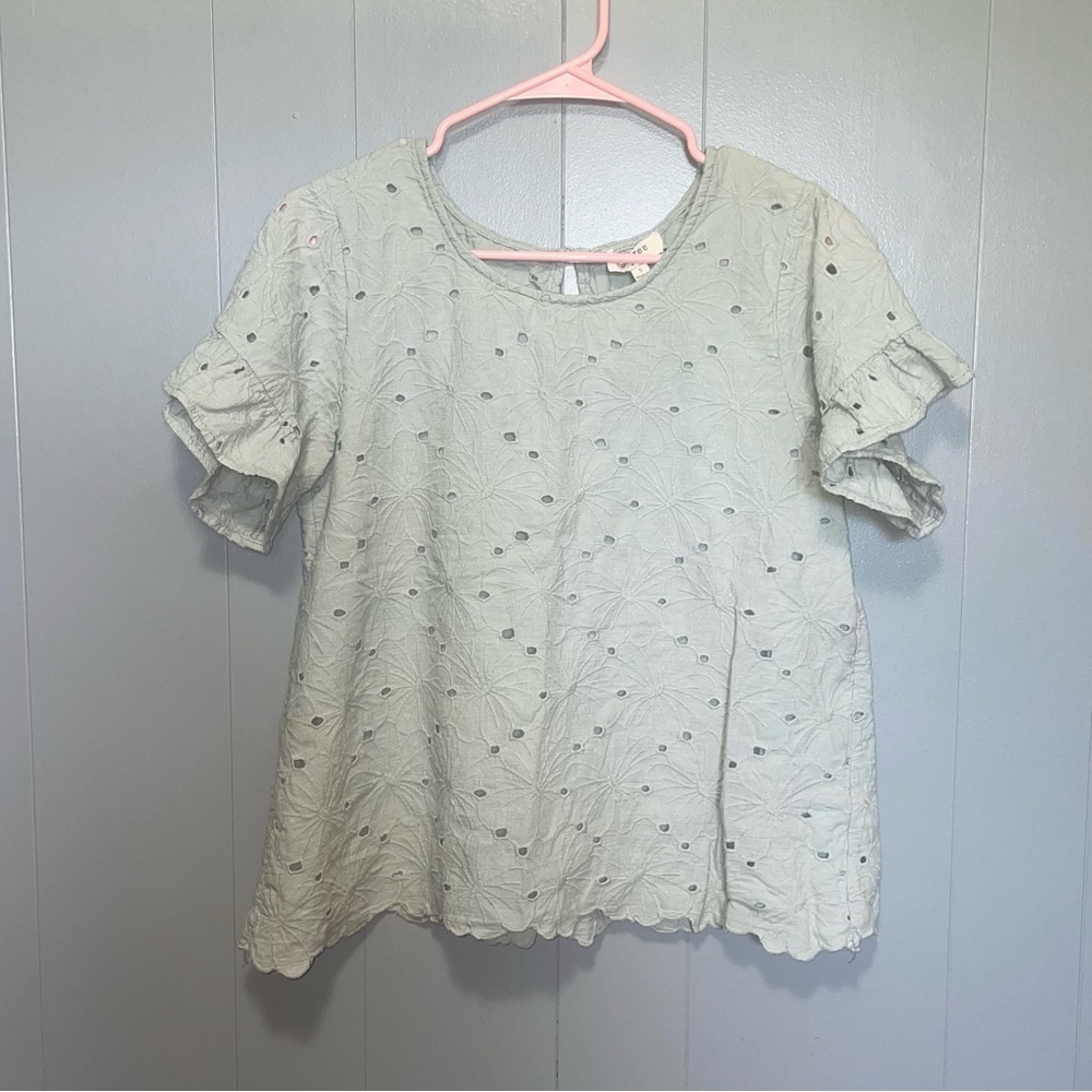 Umgee Sage Green Blouse Small